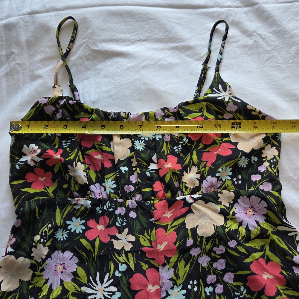 Floral Spaghetti Strap Romper - Picture 5 of 13